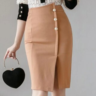 Jupe de tailleur crayon taille haute