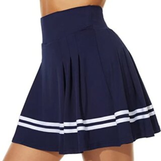 Jupe de tennis rayée