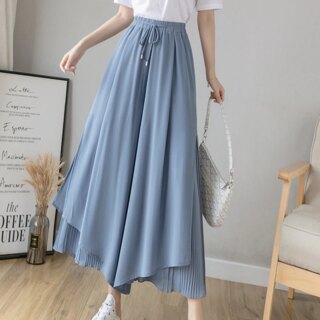 Jupe culotte large en mousseline