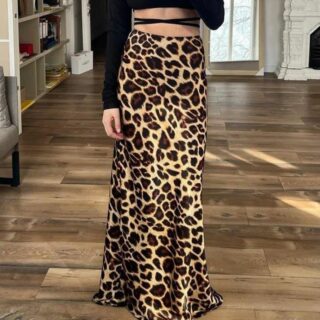 Jupe Léopard Longue Raffinée et Élégante