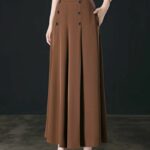 Jupe Culotte Ample avec Poches