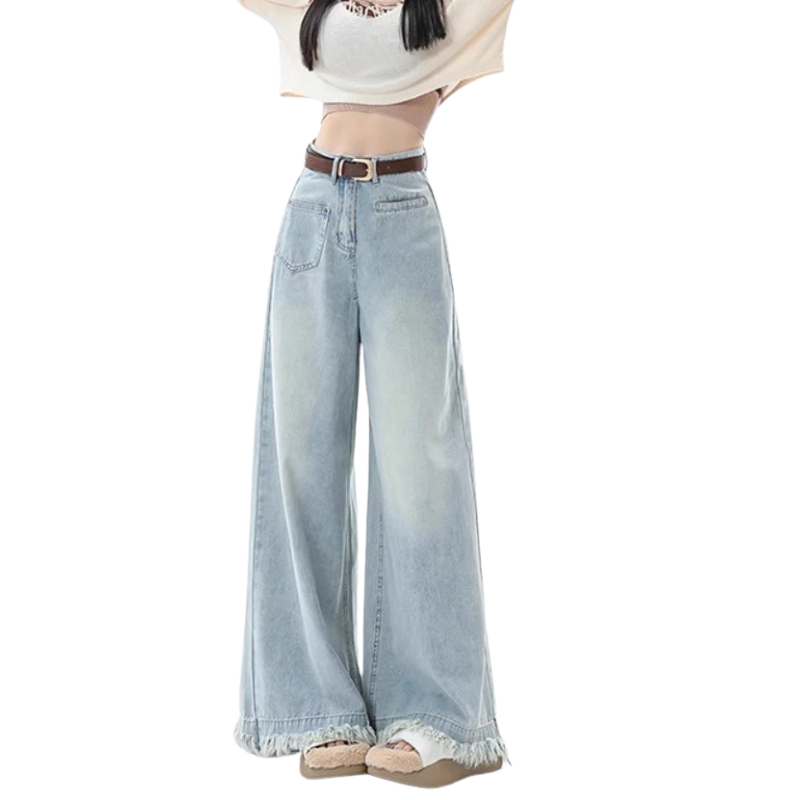 Pantalon Jupe Jean Design à Franges