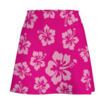 Jupe Hawaïenne Rose à Motif Floral