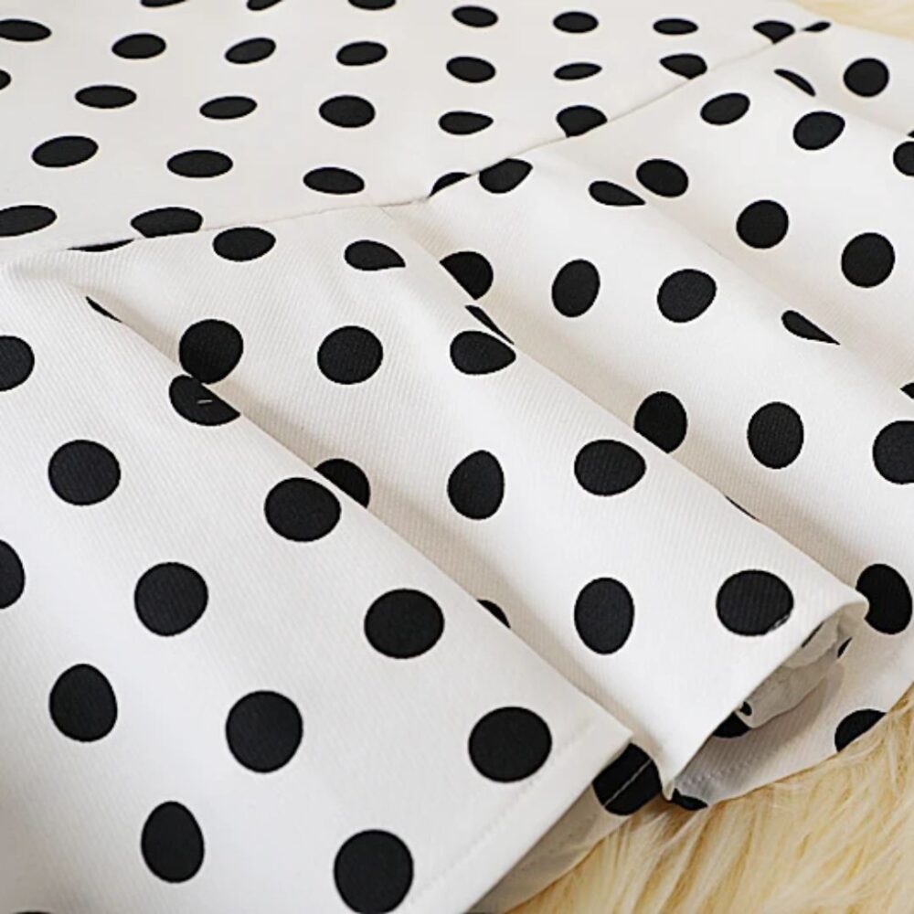 Jupe à Pois avec Volants