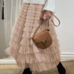 Jupe en Tulle Taille Haute