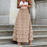 Jupe en Tulle Taille Haute