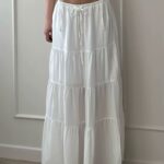 Jupe Blanche Longue et Vintage