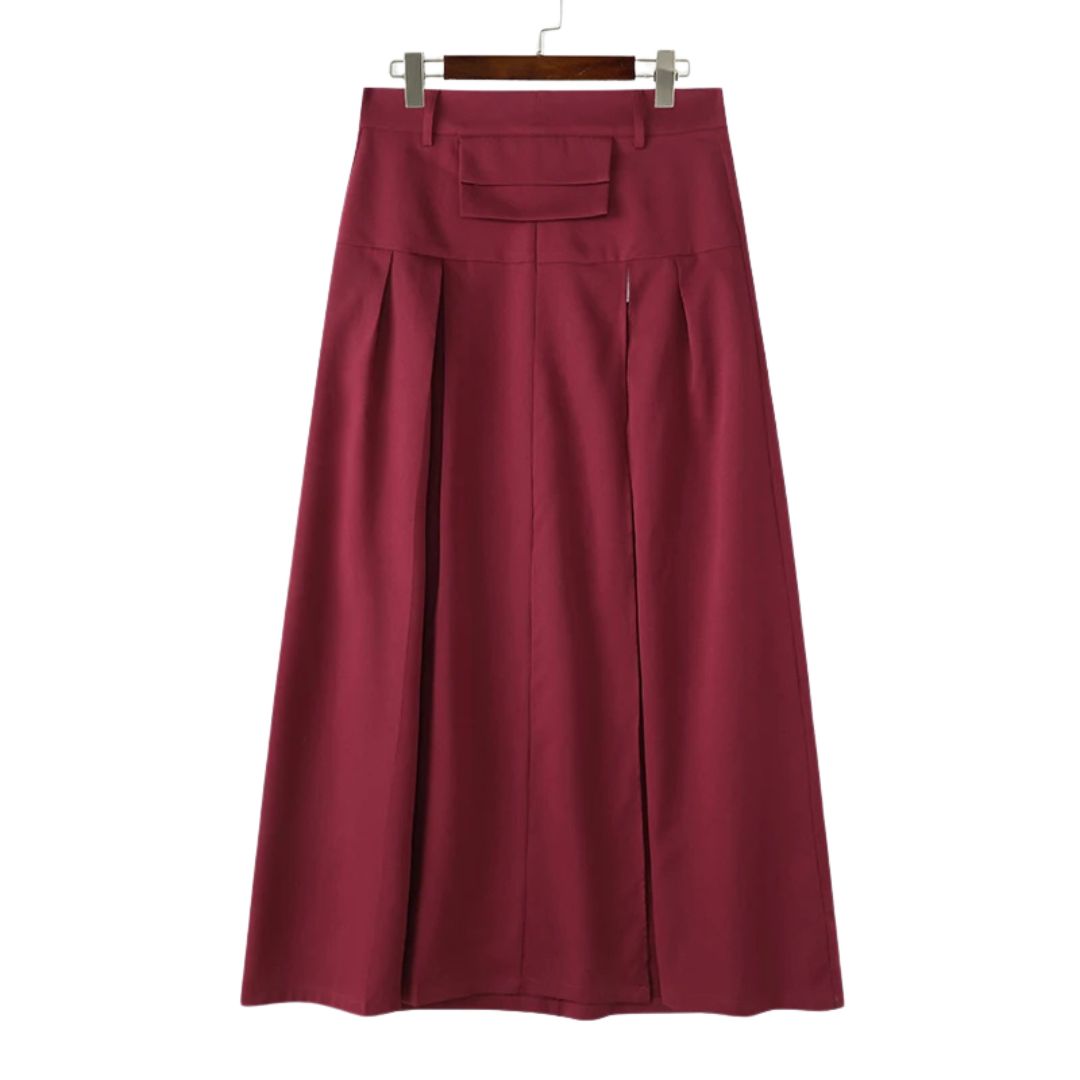 Jupe Homme Fendue et Plissée