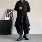 Jupe Homme Style Japonais sur un homme