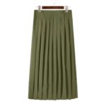 Jupe Homme Verte et Plissée