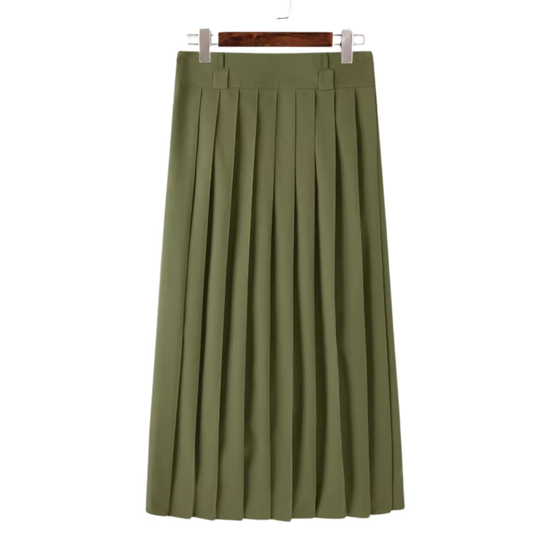 Jupe Homme Verte et Plissée