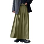 Jupe Homme Verte et Plissée