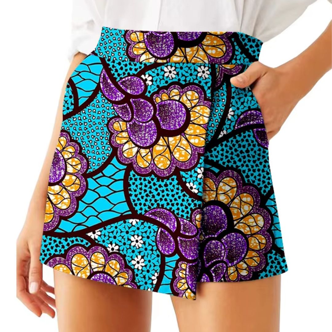 Jupe Sirène Design Ethnique sur une femme