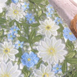 Jupe Fleurie et Brodée de Style Rétro