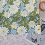 Jupe Fleurie et Brodée de Style Rétro