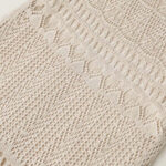 Jupe de Plage Beige en Dentelle