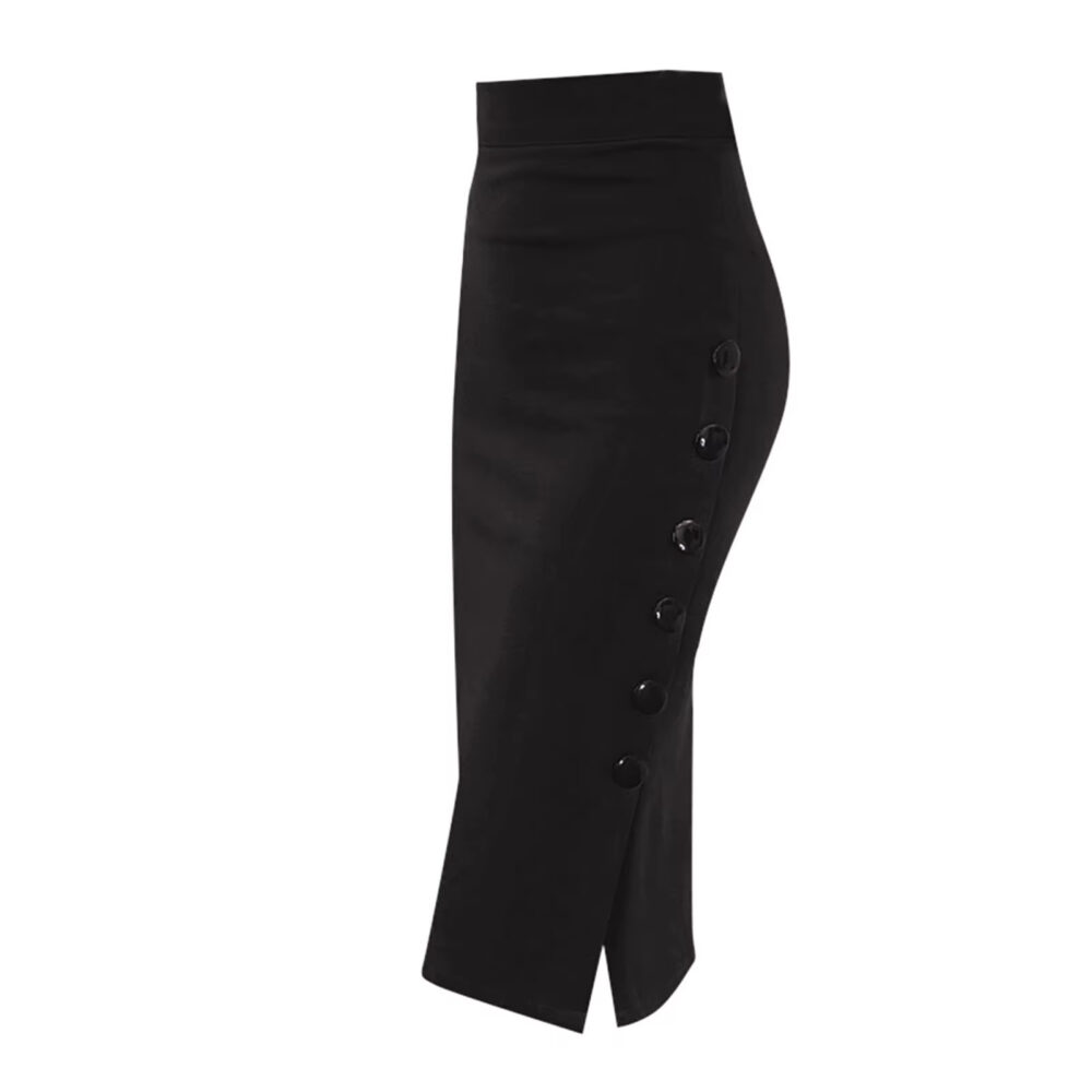 jupe-crayon-chic-fendue2 Jupe Crayon Chic et Fendue sur fond blanc