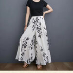 Jupe Culotte Fleurie et Décontractée