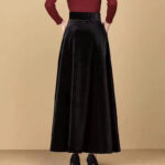 Jupe Grande Taille en Velours