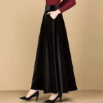 Jupe Grande Taille en Velours