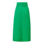 Jupe Tailleur Fendue avec Ceinture