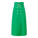 Jupe Tailleur Fendue avec Ceinture sur fond blanc
