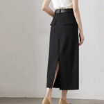 Jupe Tailleur Style Portefeuille