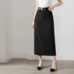 Jupe Tailleur Style Portefeuille sur une femme